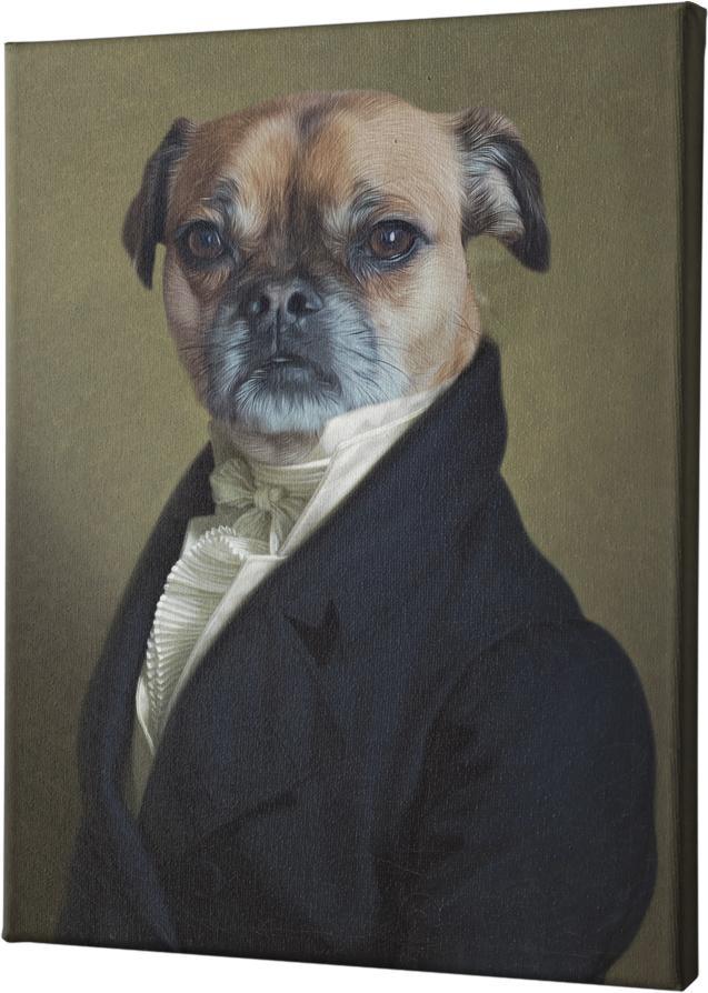 Tierportrait Geschenk Hund Prinz Wau